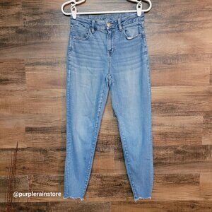 American Eagle Jeans 2 S Curvy Hi Rise Jegging Next Level Stretch Medium Light